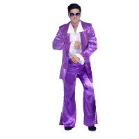 Déguisement Disco King Violet Taille 54/56 123DEG-3700631001755-10015231