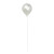 Décoration Ballon Volant à Suspendre 15cm Argent 123DEG-4012073606641-10022357
