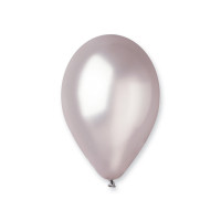 Sachet de 50 Ballons Métal Argent Diam 13cm -38 123DEG-8021886053807-10001767