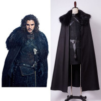 Le Trône De Fer Jon Snow La Garde de Nuit Cosplay Costume à louer DGZL-16912 de Non