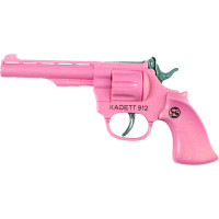 Revolver Kadett 912 - 100 Coups - 19cm - métal et Pvc Rose 123DEG-4007832091202-10023037