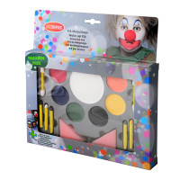 Palette 7 Fards Gras + 6 Crayons + 2 Eponges Applicatrices 123DEG-5414635046848-10017472