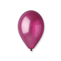 Sachet de 100 Ballons Métallisés Bordeaux Diam 30Cm Cir 85Cm -52 123DEG-8021886115215-10001833