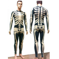 Squelette clair - location déguisement pour adulte DGZL-200415 de Non