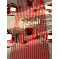 Chemin de Table Elegance Vichy Rouge 30Cm X 5M 123DEG-3661652006351-10016828