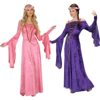 Fée médiévale Fair Maiden Rose ou violet - déguisement adulte à louer  DGZL-200213 de Non