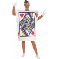 Carte Reine De Coeur - costume adulte à louer DGZL-100012 de Non