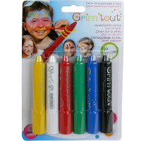 Boite 6 Crayons de Maquillage À L'Eau- Systèmetwist - Sans Paraben 123DEG-3700010412325-10017401