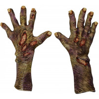 Gants zombie décomposé adulte Halloween – accessoire à louer DGZL-ACCES-500023 de Non