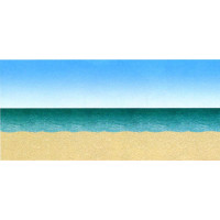 Decor Plage Ciel Ocean 1.2 M X 9.10 M ( Hawaï - Pirates, Etc.) 123DEG-34689520016-10018632