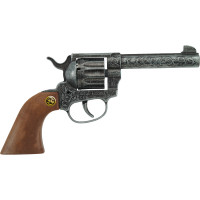Revolver Magnum Antique 12 Coups - 22Cm - métal et Pvc 123DEG-4007832086710-10023033