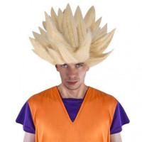 Perruque Dragon Ball Z pour Sangoku, Vegeta 123DEG-PERRUQUESANGOKU de Non