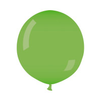 Sachet de 1 Ballon géant Rond Diam 80cm Vert Anis -11 123DEG-8021886307764-10001982