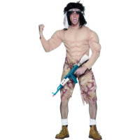 Rambo musclé - déguisement adulte en location DGZL-200563 de Non