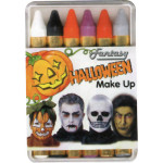 Boite 6 Crayons Pm Assortis Halloween Fab Cee 123DEG-4003755013314-10017539