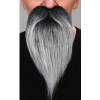 Barbe avec Moustaches Luxe Poivre et Sel 123DEG-3700638217357-10021888