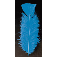 Sachet Plumes Pied Plat Turquoise Env 25 G - 90/100 Plumes Environ 123DEG-1002185-10032514