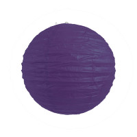 Lanterne Japonaise Papier 25Cm Violette 123DEG-3700638223532-10018433 de Non