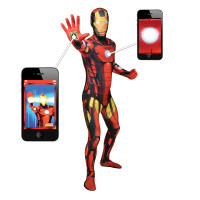 Déguisement seconde peau  Iron Man Digital Taille M 123DEG-887513006176-10014458