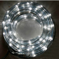 Tube 96 Leds Blanches - 8 Jeux de Lumières Int/Ext 4M 123DEG-3660495452615-10022397