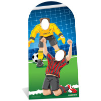 Figurine Géante Passe-Tete en Carton Football 192 X 94cm 123DEG-5055789201563-10029804