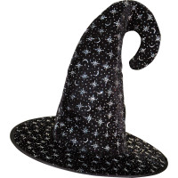 Chapeau Sorcier Velours Noir 123DEG-3700638201479-10011169