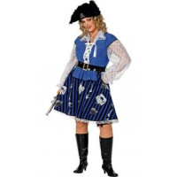 Pirate Grande Taille - déguisement adulte à louer DGZL-100755 de Non