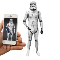 Déguisement seconde peau  Storm Trooper Digital Taille M 123DEG-887513006015-10014506