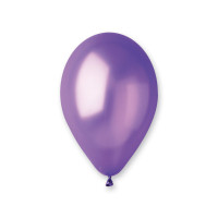 Sachet de 100 Ballons Métallisés Violet Diam 30Cm Cir 85Cm -34 123DEG-8021886113419-10001849