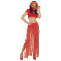 Odalisque rouge, danseuse orientale - déguisement adulte à louer  DGZL-200392 de Non