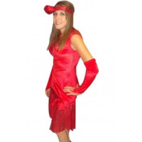 Charleston Rouge - location de costume adulte DGZL-100376 de Non