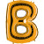 Sachet de 1 Ballon Métallisé Or Lettre B H 102cm 123DEG-8021886141023-10002524