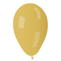 Sachet de 10 Ballons Métallisés Jaune Diam 30 Cir 85Cm -30 123DEG-8021886302622-10001889