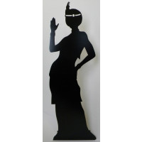 Figurine Géante Carton Silhouette Charleston 170cm 123DEG-5060219942190-10029466