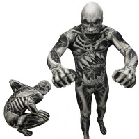 Déguisement seconde peau  Monstre Squelette "Skull And Bones" Taille L 123DEG-887513005643-10014340