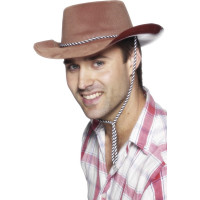 Chapeau Cow-Boy Adulte avec Cordelette 123DEG-5020570950609-9-10029207