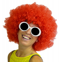 Perruque Afro 135 G Environ Rouge 123DEG-3700638214240-10022663