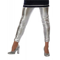 Leggings Argent Taille 40 123DEG-8714438317860-10013334