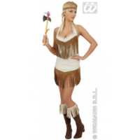 Apache girl, costume traditionnel indien - déguisement adulte à louer DGZL-100116 de Non