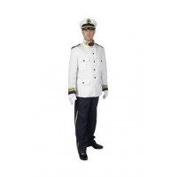 Capitaine marin luxe - déguisement adulte à louer DGZL-200060 de Non