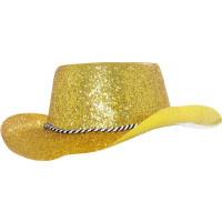 Chapeau Cowboy Pvc Paillette Or 123DEG-3700393636646-10011680