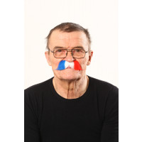 Moustaches Gentleman France (Bleu-Blanc-Rouge) 123DEG-3700638217807-10021933