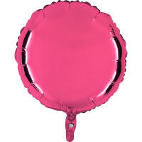 Sachet de 1 Ballon Métallisé Rond Rose Dia 45cm Cir 140cm 123DEG-8021886141573-10002610