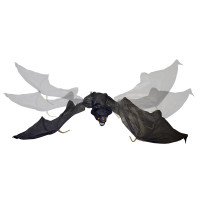 Chauve Souris géante Lumineuse tèteBouge Ailes Volent 153X40cm Pni 123DEG-3700638219726-10019035