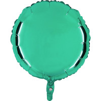 Sachet de 1 Ballon Métallisé Rond Turquoise Dia 45cm Cir 140cm 123DEG-8021886141580-10002612