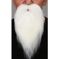 Barbe avec Moustaches Luxe Blanche 123DEG-3700638217326-10021885