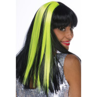 Paire Mèches Extension Cheveux Vert Fluo 123DEG-3700638222900-10022731