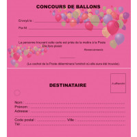 Sachet de 100 Cartes Pour Lache Ballon Assorti 123DEG-3700638230240-10002003