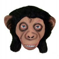 Masque Complet Singe Chimpanzé avec Poils 123DEG-3700638212086-10021401