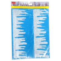 Set de 2 Stalactites Paillettes 38X15Cm Auto-statiques 123DEG-5414635060202-10022182